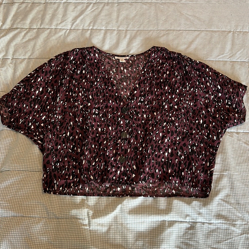 TopShop Cropped Blouse